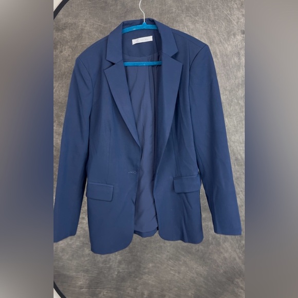 Cicy Bell Jackets & Blazers - Cicy Bell Navy Blue Tailored Blazer | Women’s XL